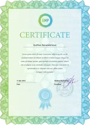 Certificado de Autenticidad